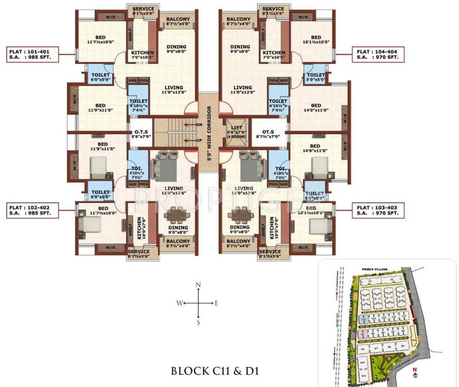 Images for Cluster Plan of Prince Village