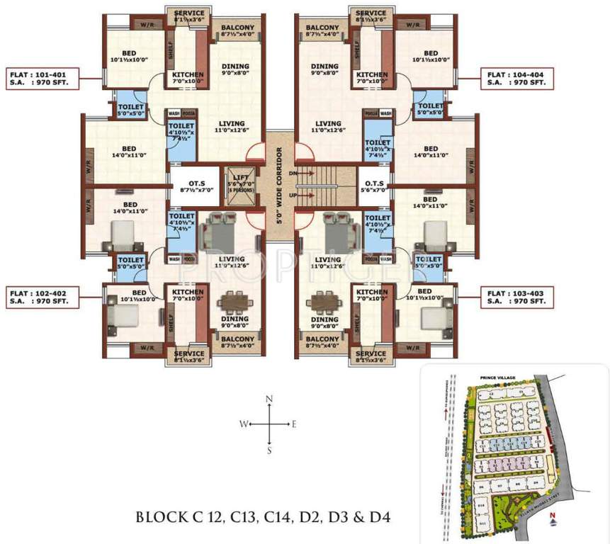 Images for Cluster Plan of Prince Village