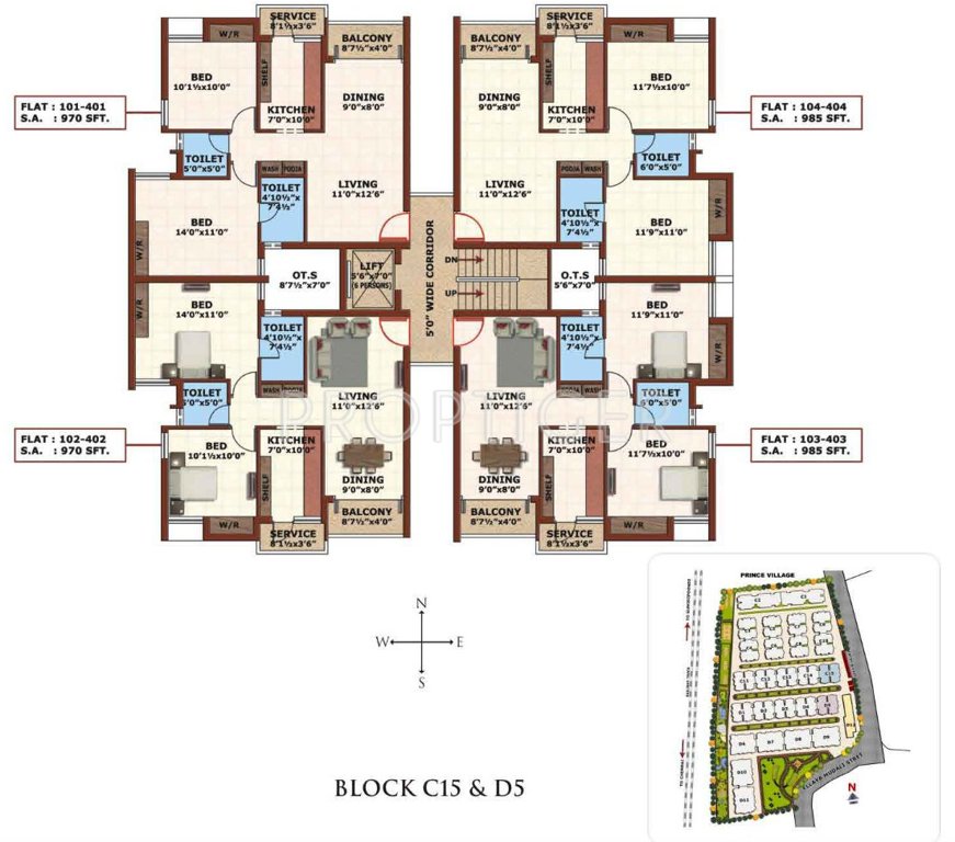 Images for Cluster Plan of Prince Village