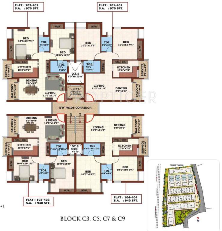 Images for Cluster Plan of Prince Village