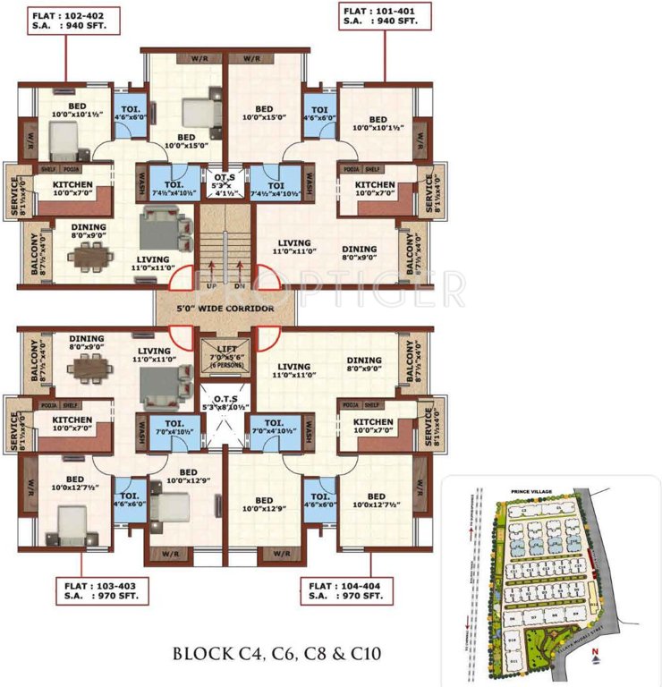 Images for Cluster Plan of Prince Village