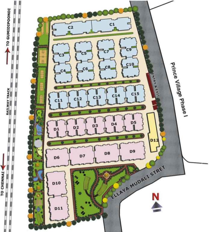  village Images for Layout Plan of Prince Village