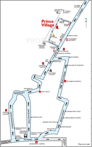  village Images for Location Plan of Prince Village