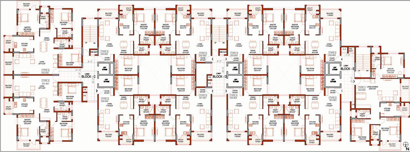  splendor Images for Cluster Plan of Sapthagiri Splendor