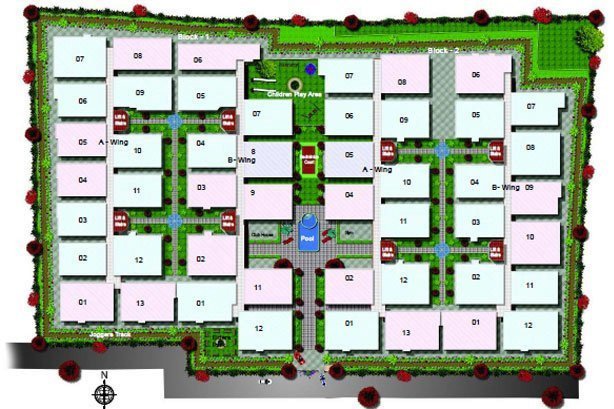 krishna ikon Layout Plan