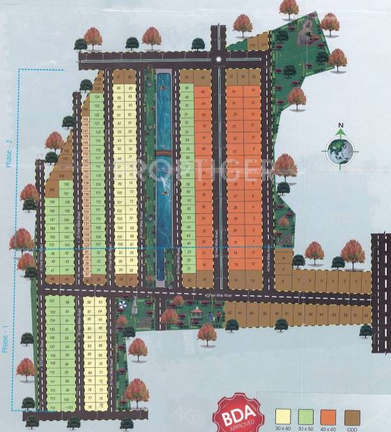 Images for Layout Plan of Bluejay Premium Villa Plots