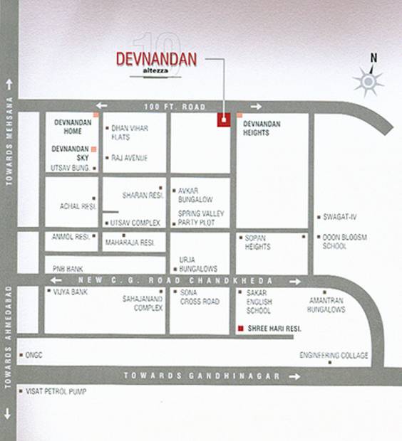  altezza Images for Location Plan of Devnandan Altezza