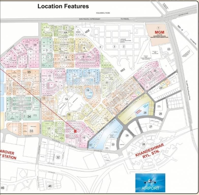 aaron infra  projects kanupriya Location Plan
