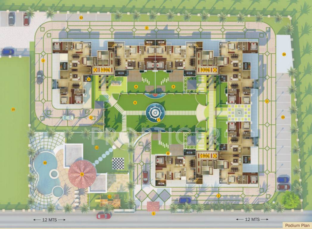 Images for Cluster Plan of Karia Builders Krish