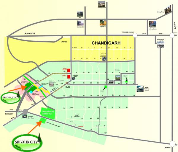 Images for Location Plan of Shiwalik Shivalik City
