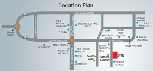  greenwoods Images for Location Plan of Samhita Greenwoods