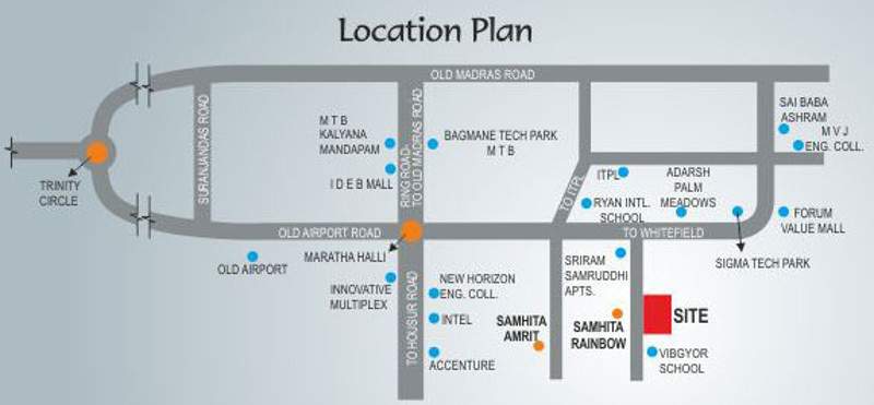 greenwoods Images for Location Plan of Samhita Greenwoods