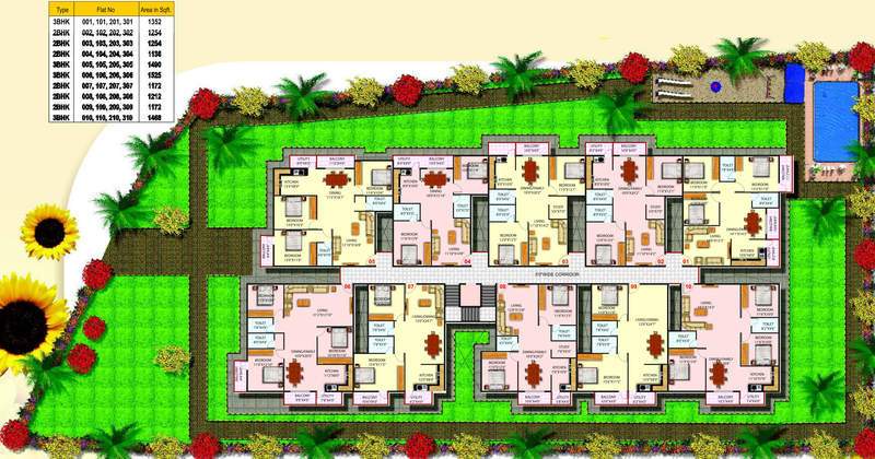 sunflower Images for Cluster Plan of SLV Sunflower