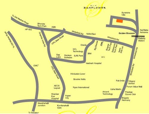  sunflower Images for Location Plan of SLV Sunflower