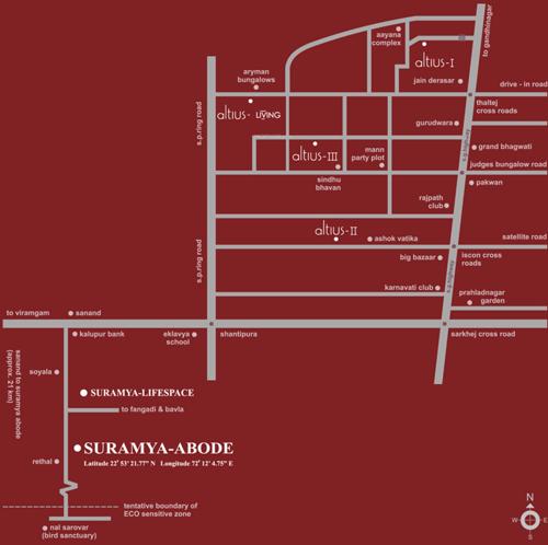  suramya-abode Images for Location Plan of Synthesis Suramya Abode