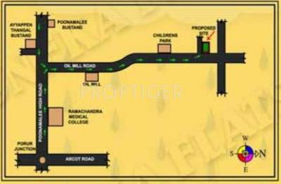 Guna Builders Sneka Flats Location Plan