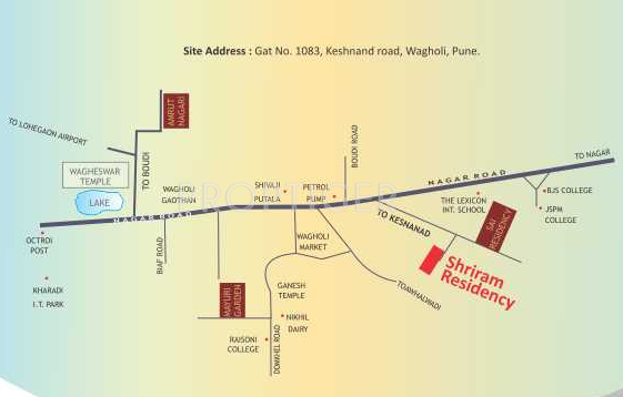  shriram-residency Location Plan
