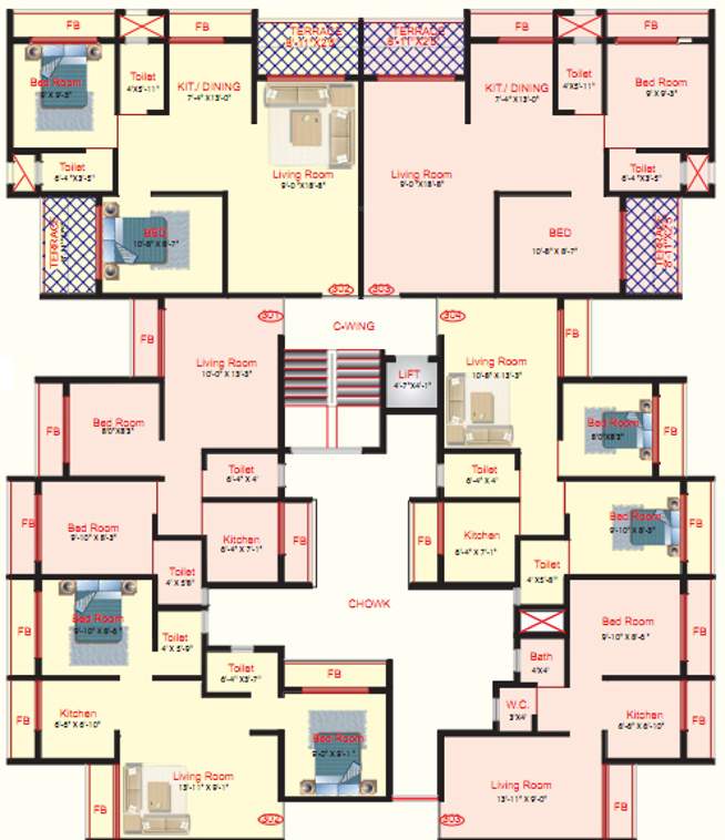 paradise Images for Cluster Plan of Star Paradise