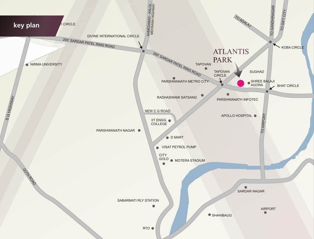  atlantis park Images for Location Plan of Parshwanath Atlantis Park