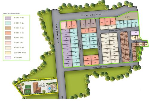  serene-hub-senior-living Images for Layout Plan of DivyaSree Hub 6