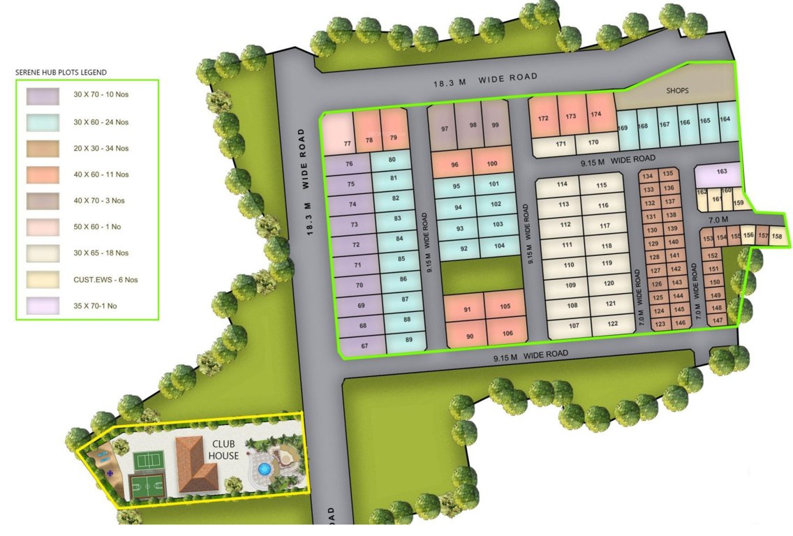 serene hub senior living Images for Layout Plan of DivyaSree Hub 6