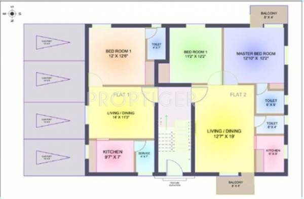 Ubiqon Construction Shanthiniketan 2 Ground Floor Cluster Plan