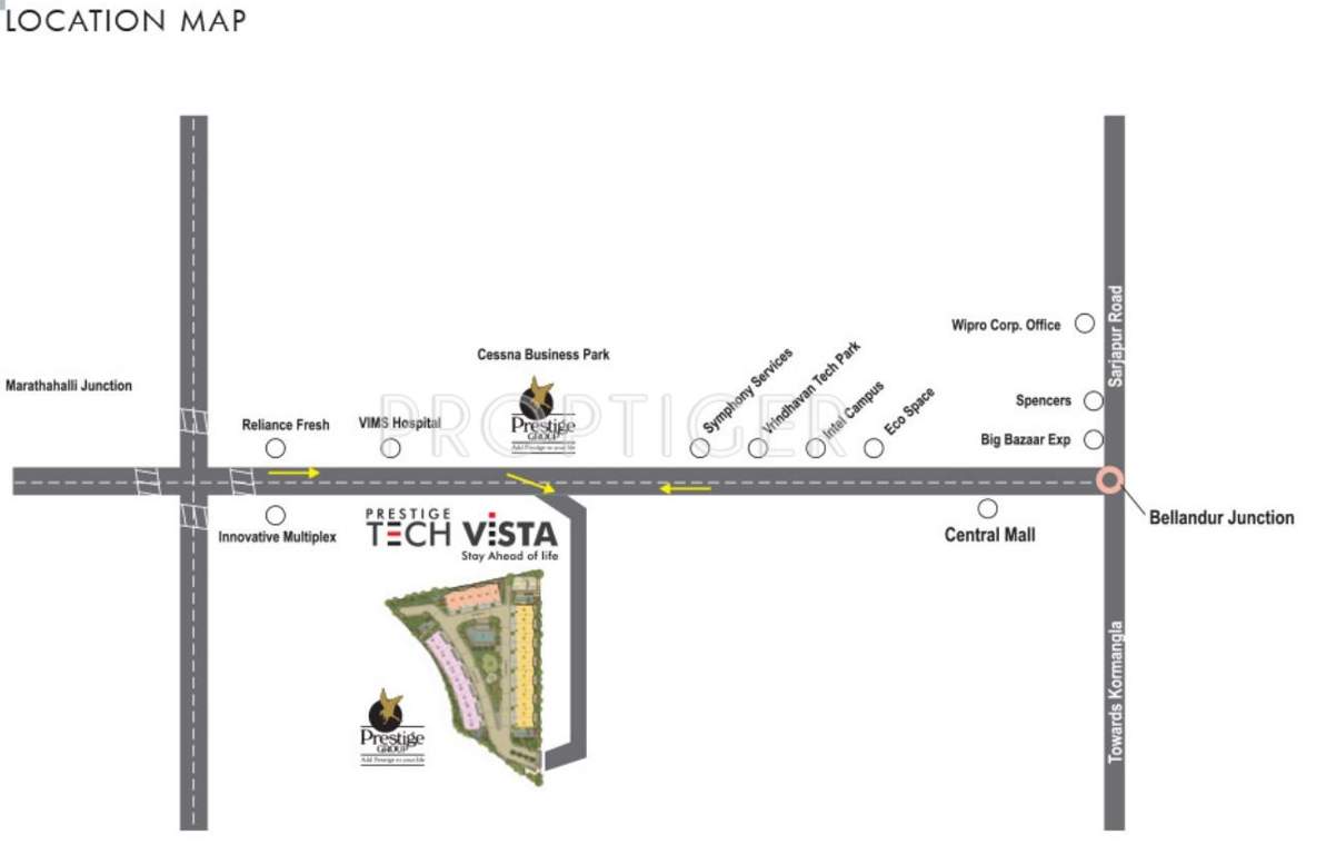 tech vista Images for Location Plan of Prestige Tech Vista