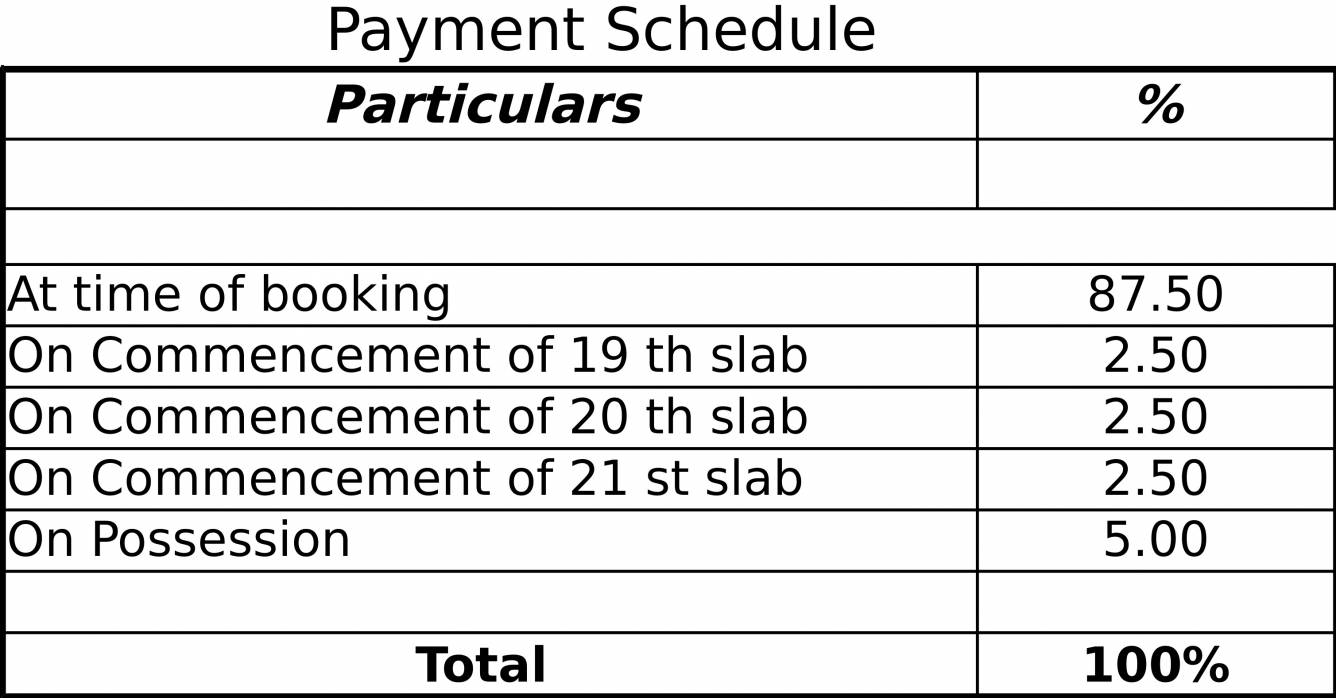 vedic-heights Images for Payment Plan of Keemaya Vedic Heights Payment Plan