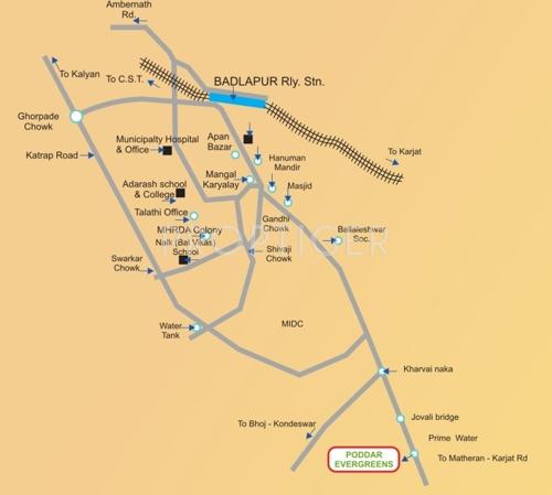  samruddhi-evergreens Images for Location Plan of Poddar Samruddhi Evergreens