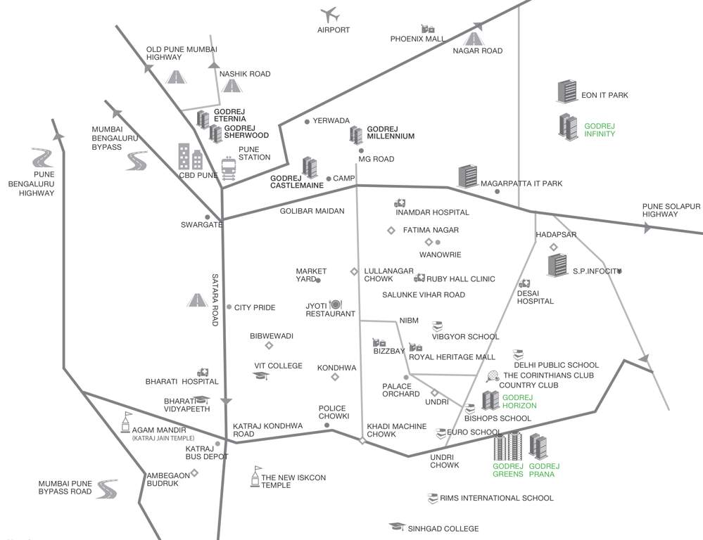  horizon Images for Location Plan of Godrej Horizon