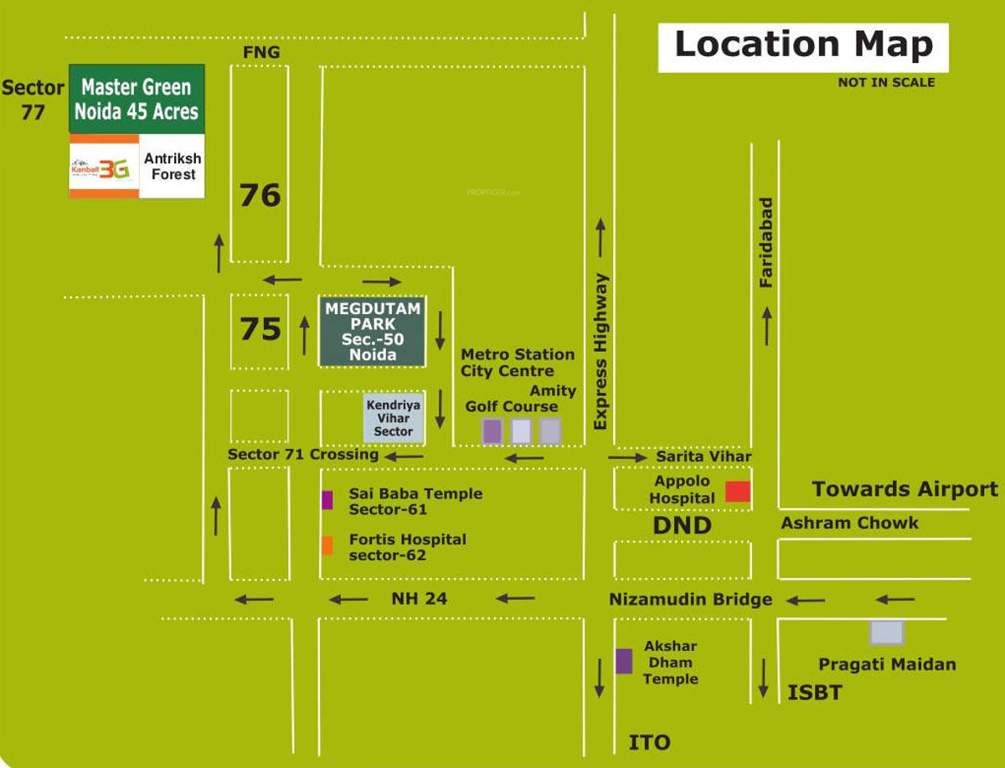  kanball 3g Images for Location Plan of The Antriksh Kanball 3G