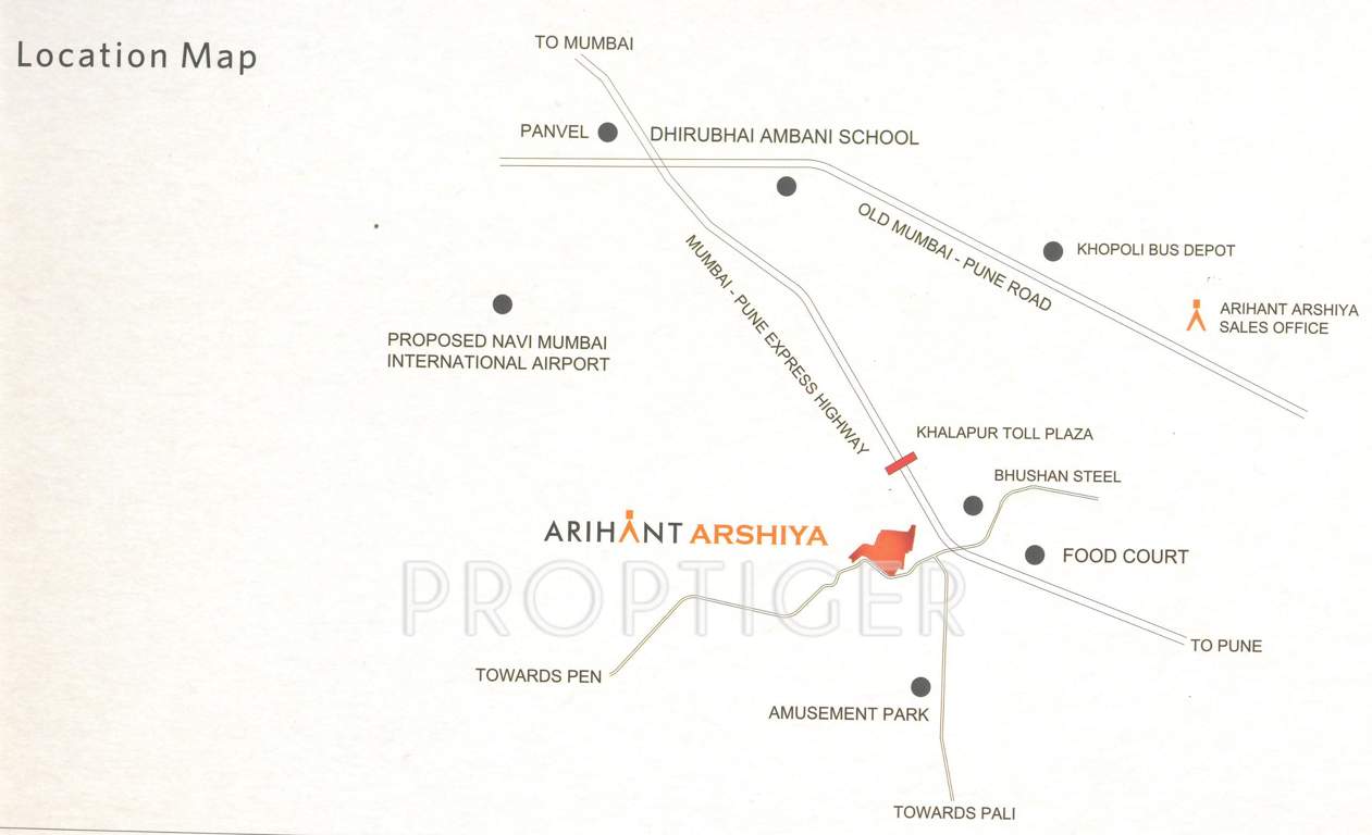 arshiya Images for Location Plan of Arihant Arshiya