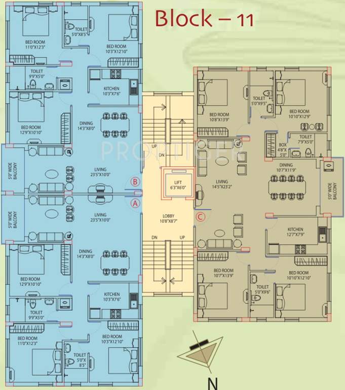 Images for Cluster Plan of Space Clubtown Gardens