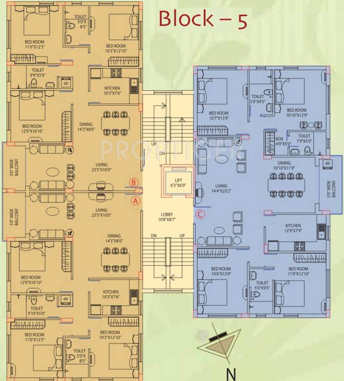 Images for Cluster Plan of Space Clubtown Gardens