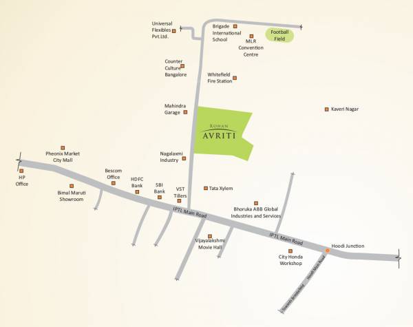 Images for Location Plan of Rohan Avriti Images for Location Plan of Rohan Avriti