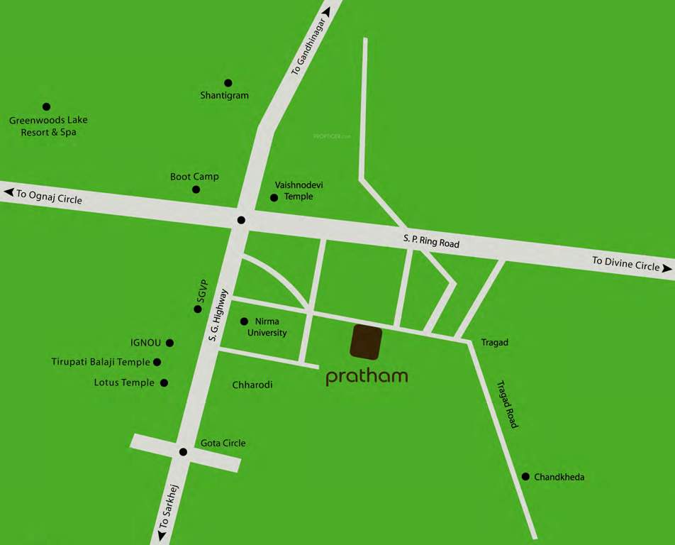 pratham Images for Location Plan of Adani Pratham