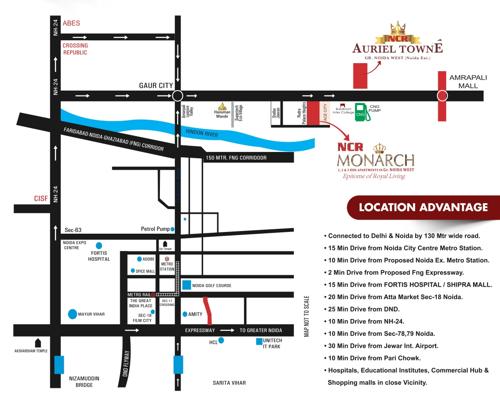Images for Location Plan of NCR Monarch monarch Images for Location Plan of NCR Monarch