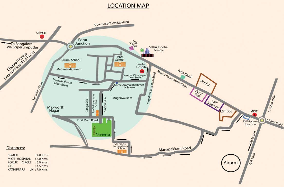  verterra Images for Location Plan of Primex Verterra