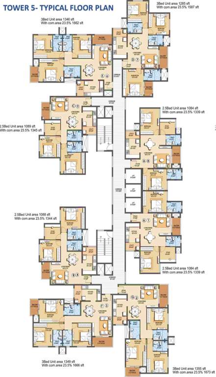  misty waters Images for Cluster Plan of Prestige Misty Waters