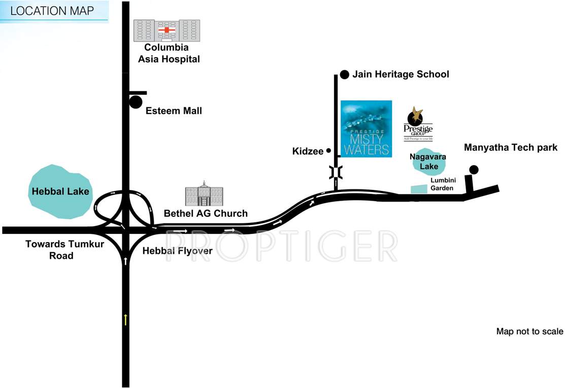 misty waters Images for Location Plan of Prestige Misty Waters