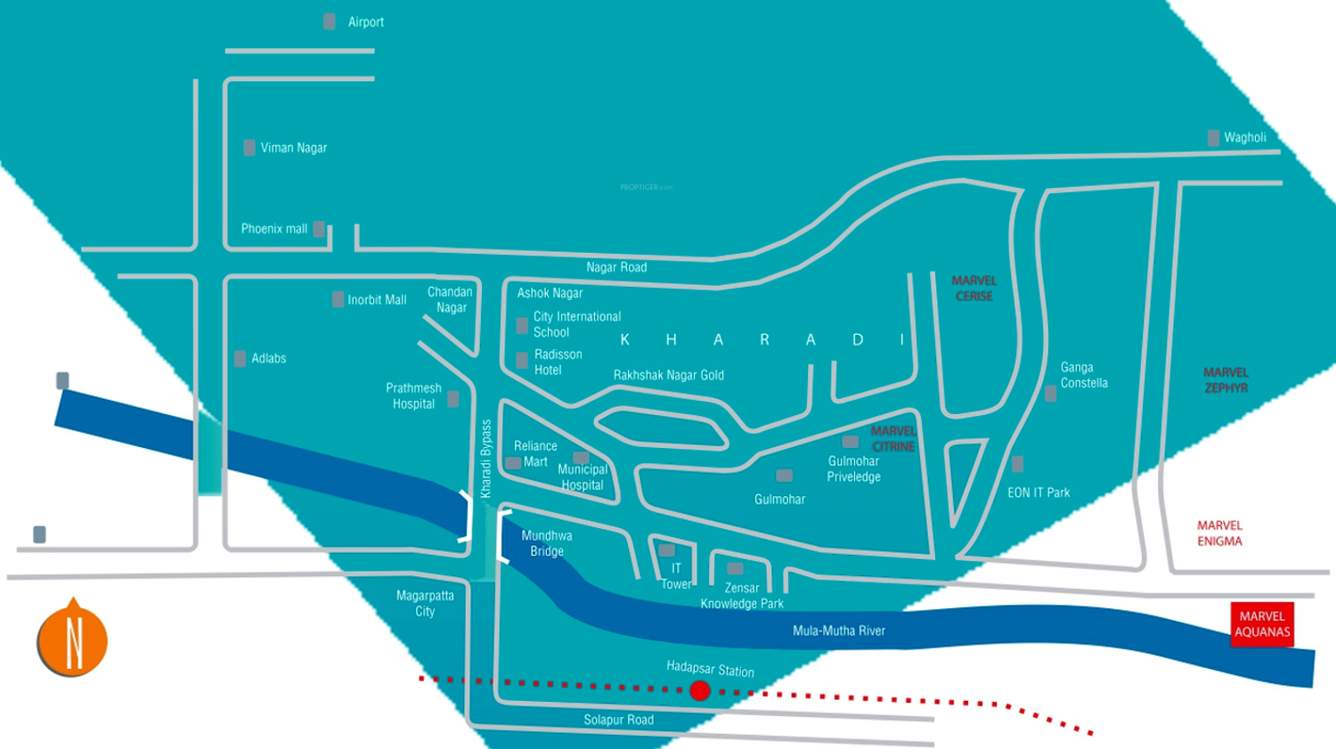 aquanas Images for Location Plan of Marvel Aquanas