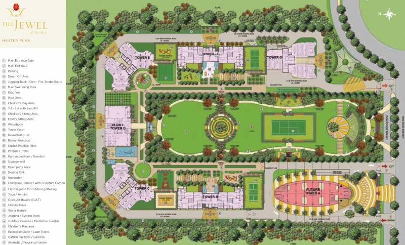  the-jewel-of-noida Images for Site Plan of Dasnac The Jewel of Noida