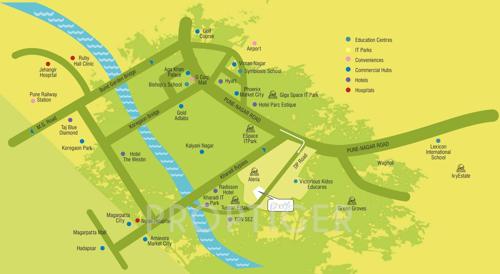  cheryl Images for Location Plan of Kolte Patil Cheryl