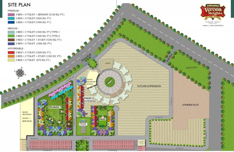  verona-heights Images for Site Plan of Amrapali Verona Heights