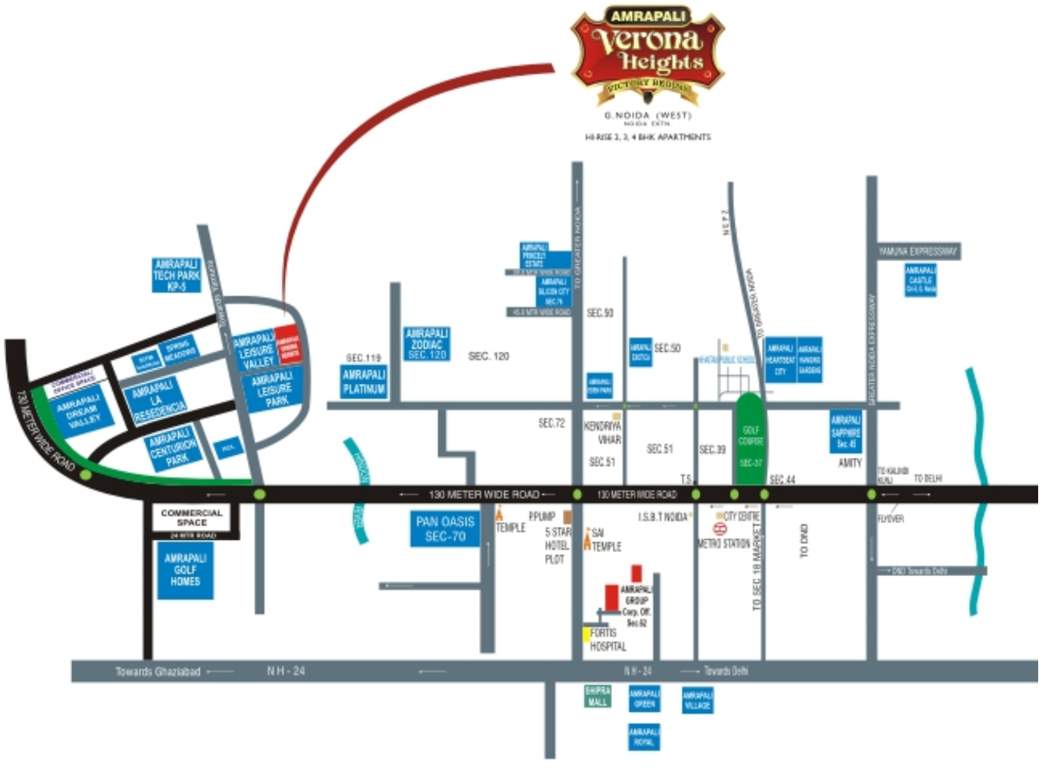  verona heights Images for Location Plan of Amrapali Verona Heights