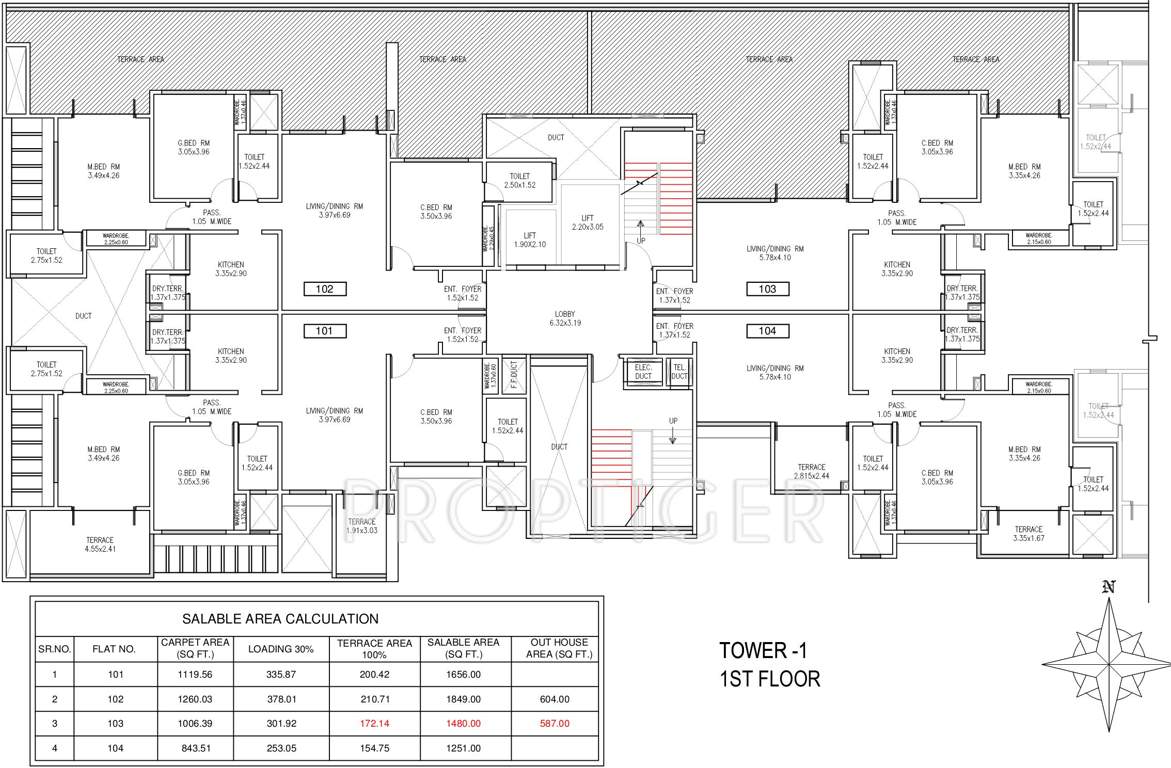 Images for Cluster Plan of BramhaCorp F Residences