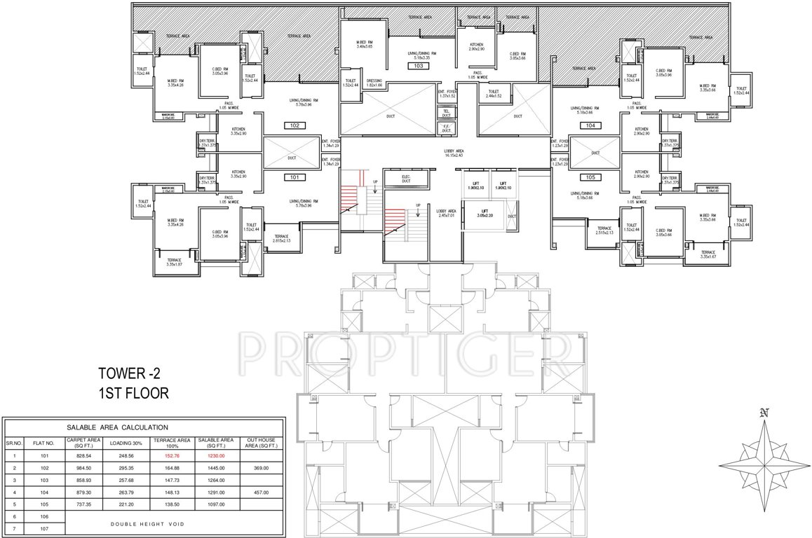 Images for Cluster Plan of BramhaCorp F Residences