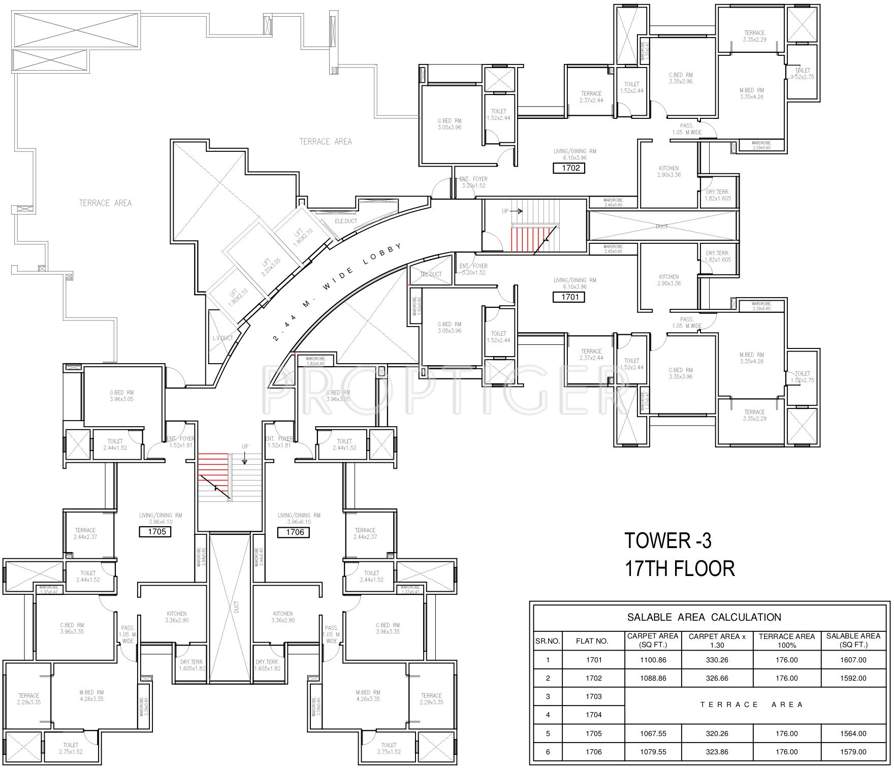 Images for Cluster Plan of BramhaCorp F Residences