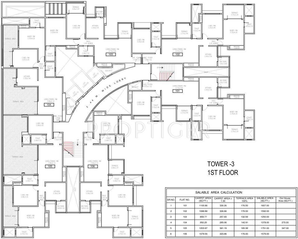 Images for Cluster Plan of BramhaCorp F Residences