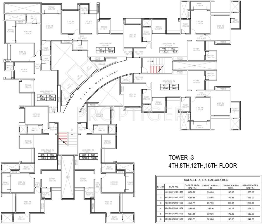 Images for Cluster Plan of BramhaCorp F Residences